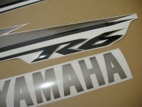 Yamaha YZF-R6 RJ11 2007 - Schwarze Version - Dekorset