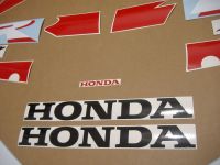 Honda VTR 1000 2005 - Black/Red/Silver - Decalset