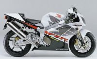 Honda VTR 1000 2002 - White/Black - Decalset