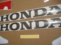Honda VTR 1000 2002 - Weiß/Schwarze Version - Dekorset