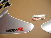 Honda RVT 1000R 2003 - Red/Silver Version - Decalset