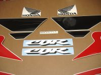 Honda CBR 600 F4 Sport 2001 - Red/Black Version - Decalset