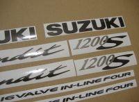 Suzuki Bandit 1200S 2001 - Silver Version - Decalset