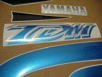 Yamaha TDM 850 4TX 2000 - Blue/Black Version - Decalset