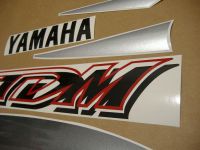Yamaha TDM 850 4TX 2000 - Silber/Graue Version - Dekorset