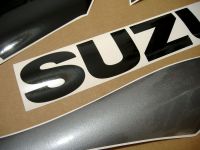 Suzuki GSX-R 1000 K1 2001 - Silver/Black Version - Decalset