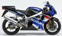 Suzuki GSX-R 1000 K2 2002 - Blau/Schwarz/Silber Version - Dekorset