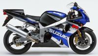 Suzuki GSX-R 1000 K2 2002 - Blue/Black/Silver Version - Decalset