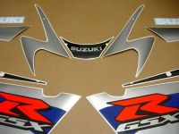 Suzuki GSX-R 1000 K2 2002 - Blau/Schwarz/Silber Version - Dekorset