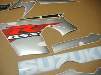 Suzuki GSX-R 1000 K2 2002 - Rot/Schwarz/Silber Version - Dekorset