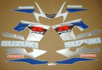 Suzuki GSX-R 1000 K2 2002 - White/Blue Version - Decalset