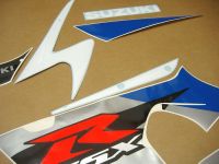 Suzuki GSX-R 1000 K2 2002 - White/Blue Version - Decalset