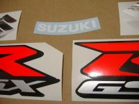 Suzuki GSX-R 750 L1 2011 - White/Blue Version - Decalset