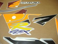 Suzuki GSX-R 750 1995 - Black/Burgundy Version - Decalset