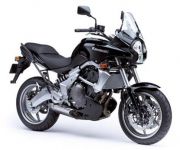 Kawasaki Versys 650 2007 - Schwarze Version - Dekorset