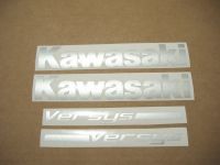 Kawasaki Versys 650 2007 - Black Version - Decalset