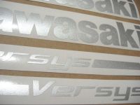 Kawasaki Versys 650 2007 - Black Version - Decalset