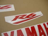 Yamaha YZF-R6 RJ15 2008 - Black Version - Decalset