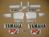 Yamaha YZF-R1 RN01 1999 - Red/White Version - Decalset