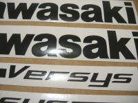 Kawasaki Versys 650 2007 - Silber Version - Dekorset
