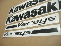 Kawasaki Versys 650 2007 - Silver Version - Decalset