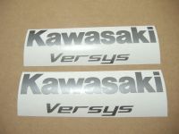 Kawasaki Versys 650 2008 - Blaue Version - Dekorset