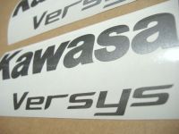 Kawasaki Versys 650 2008 - Blaue Version - Dekorset