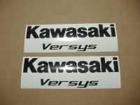 Kawasaki Versys 650 2008 - Green Version - Decalset