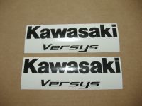 Kawasaki Versys 650 2009 - Red Version - Decalset