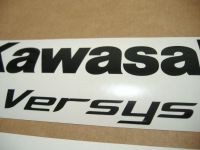 Kawasaki Versys 650 2009 - Rote Version - Dekorset
