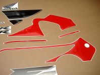 Honda CBR 600 F4 1999 - Red/Black Version - Decalset