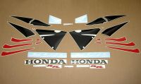 Honda CBR 600RR 2006 - Schwarz/Rot/Silber Version - Dekorset