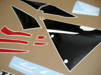 Honda CBR 600RR 2006 - Schwarz/Rot/Silber Version - Dekorset