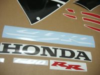 Honda CBR 600RR 2006 - Black/Red/Silver Version - Decalset