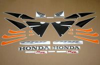 Honda CBR 600RR 2006 - Orange/Black Version - Decalset