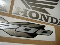 Honda NC700X 2012 - Schwarze Version - Dekorset