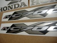 Honda NC700X 2012 - Schwarze Version - Dekorset