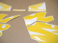 Honda NSR 125 1999 - Schwarz/Silber/Gelbe Version - Dekorset