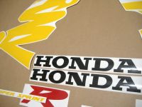 Honda NSR 125 1999 - Black/Silver/Yellow Version - Decalset