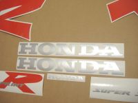 Honda NSR 125 2000 - Black/Red Version - Decalset