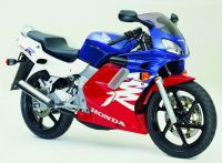 Honda NSR 125 2000 - White/Red/Blue Version - Decalset