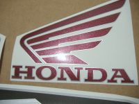 Honda VFR 800i 1998 - Red EU Version - Decalset