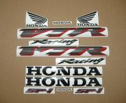 Honda VTR 1000 2001 - Silver - Decalset