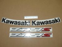 Kawasaki ZR-7S 2003 - Silver Version - Decalset