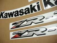 Kawasaki ZR-7S 2003 - Silver Version - Decalset