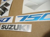 Suzuki GSR 750 2011 - Weiße Version - Dekorset