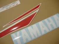 Yamaha YZF-R6 RJ15 2008 - Weiß/Rote Version - Dekorset