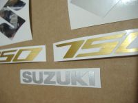 Suzuki GSR 750 2012 - Schwarze Version - Dekorset