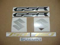 Suzuki GSR 750 2012 - Rot/Silber Version - Dekorset