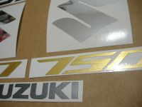 Suzuki GSR 750 2012 - Red/Silver Version - Dekorset